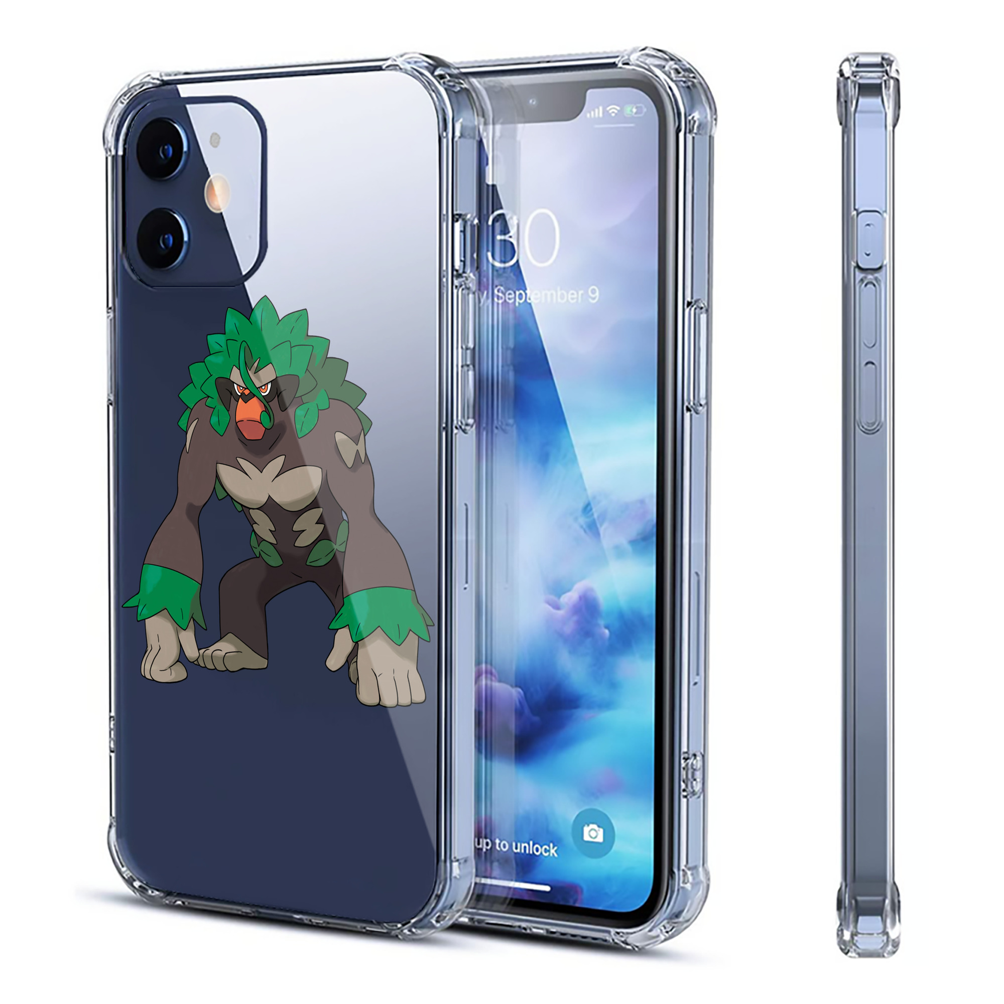 （画像用） ポケットモンスター Pokémon 【iPhone 12シリーズ対応】透明スマホケース（クリアソフトケース）